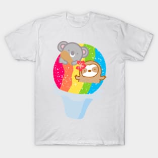 Cute Hawaiian Rainbow Shave Ice T-Shirt